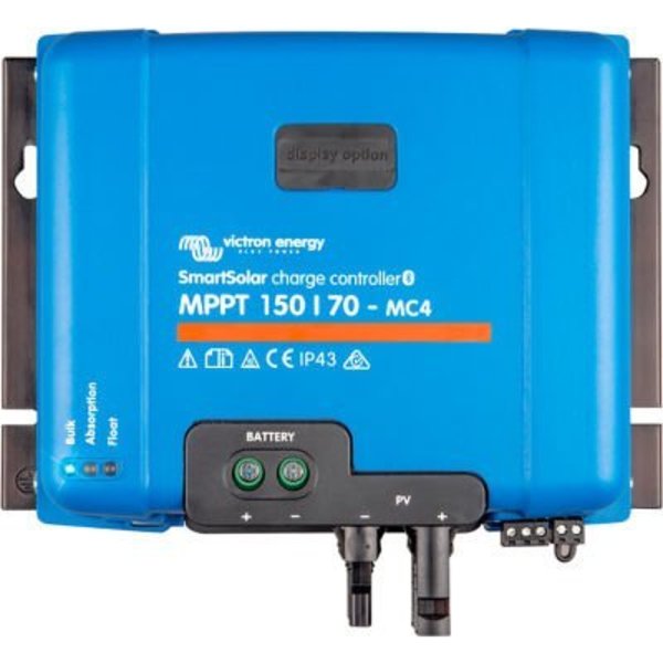Inverters R Us Victron Energy SmartSolar Charge Controller, MPPT 150V/70-MC4 Connection VE.Can, Blue, Aluminum SCC115070511